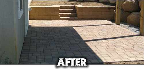 Paver Patio: After
