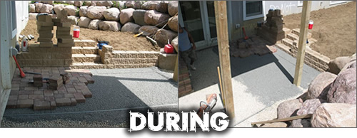 Paver Patio: During